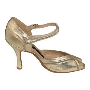 Arika Nerguiz Eladia Extrema Heel Pure Platinum Womens Tango Dance Pumps Size 8